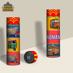 Printed Travel Bottle Customized Truck & Rickshaws Design