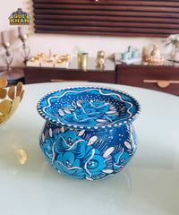 Multani Blue Floral Handi