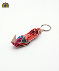 Red Traditional Khussa Keychain