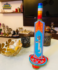 Handmade Customized Cricket Bat Red & Blue