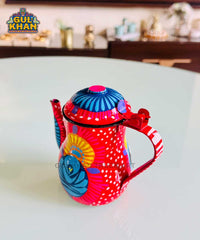 Yellow & Blue Floral Chainak ( Customizable )