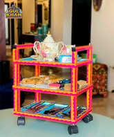 Trolley 3 Tier Tray (moving wheels)