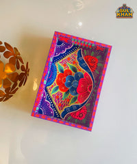 Tray Wooden Hand Painted (Mini) 7920