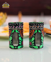 Mandala Truck Art Salt and Pepper Shaker 02