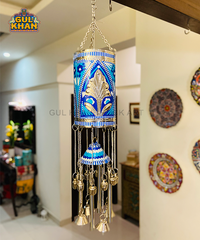 Wind Chime Design (Blue Pottery) 9944