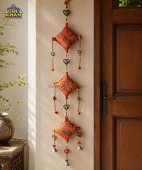 Orange & Green Cushion Hanging