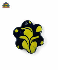Multani Blue Pottery Flower Ceramic Magnet