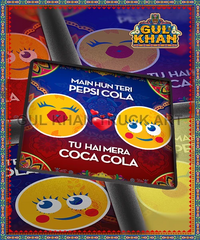Mein HU Tere Pepsi Cola Printed Coaster Desgn