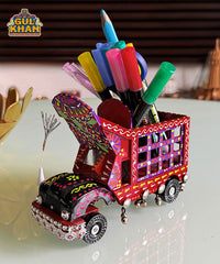 Cone Art Red Stationery Truck Design
