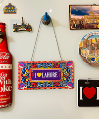 Love Lahore Floral Truck Art Wall Plate
