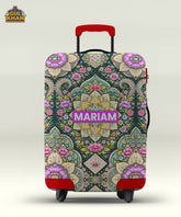 Colorful Mandala Art Trolley Bag Cover ( Customizable )