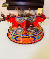 Shaadi Mubarak Truck Art Elephant Tray