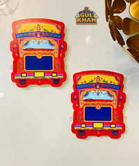 Red Truck Acrylic Fridge Magnet