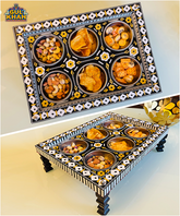 Royal Sunset Noir Truck Art Charpai Partition Chamakpatti Tray