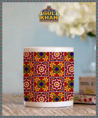 Sindhi Ralli Inspired Printed Truck Art Ceramic Mug 02