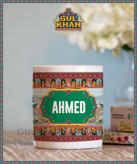 Mughal Artisan Printed Ceramic Mug 04