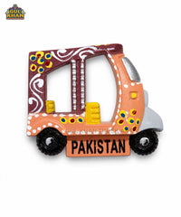 Hand-Painted Truck Art Rickshaw Magnet 03