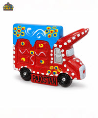 Hand-Painted Truck Art Truck Magnet 05