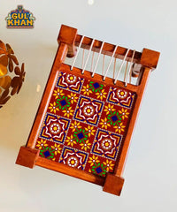 Sindhi Ralli Inspired Charpai Tray Printed Design (Customizable) 02