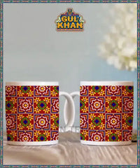 Sindhi Ralli Inspired Printed Truck Art Ceramic Mug 02