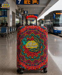 Peacock Mandala Truck Art Trolley Bag Cover ( Customizable )