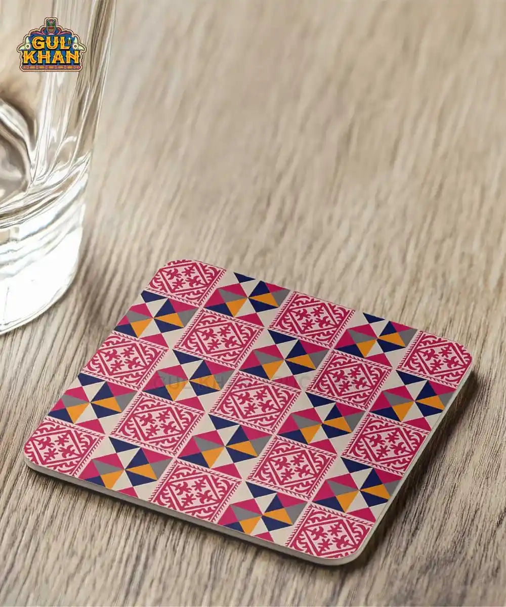 Sindhi Ralli Inspired Coasters 01