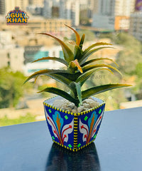Indoor Flower Pot Design 01 (Chamakpatti Handmade)
