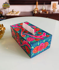 Handpainted Tissue Box Design 11156