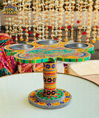 Multicolor Truck Art Star Revolving Tray