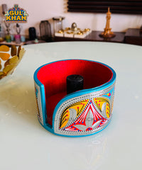 Multicolor Truck Art Chamakpatti Tissue Holder