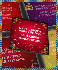 Mera Garden Mera Phul Printed Coaster Design