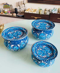 Multani Blue Floral Handi