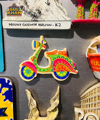 Scooter Acrylic Fridge Magnet