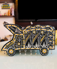 Royal Sunset Noir Truck Art Chamakpatti Truck Tissue Box Design