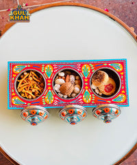Multicolor Truck Three Partition Tray