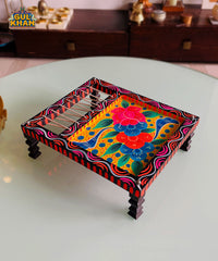 Charpai Handpainted Tray 0062
