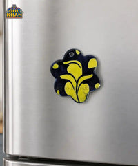 Multani Blue Pottery Flower Ceramic Magnet