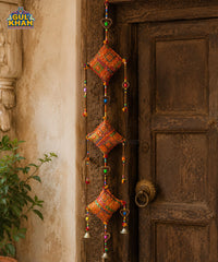 Orange & Green Cushion Hanging