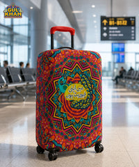 Peacock Mandala Truck Art Trolley Bag Cover ( Customizable )