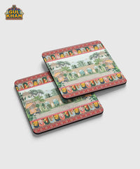 Mughal Artisan Coaster Design 04
