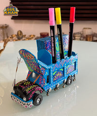 Cone Art Blue Coaster & Truck Set Design