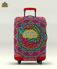 Peacock Mandala Truck Art Trolley Bag Cover ( Customizable )
