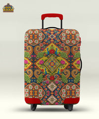 Peacock Bloom Truck Art Trolley Bag Cover ( Customizable )