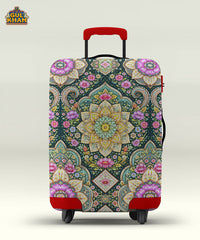 Colorful Mandala Art Trolley Bag Cover ( Customizable )
