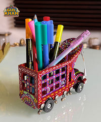 Cone Art Red Stationery Truck Design