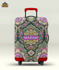 Colorful Mandala Art Trolley Bag Cover ( Customizable )