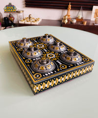 Royal Sunset Noir Truck Art Six Partition Tray