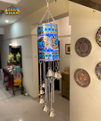 Wind Chime Design (Blue Pottery) 9944