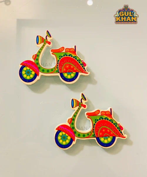 Scooter Acrylic Fridge Magnet