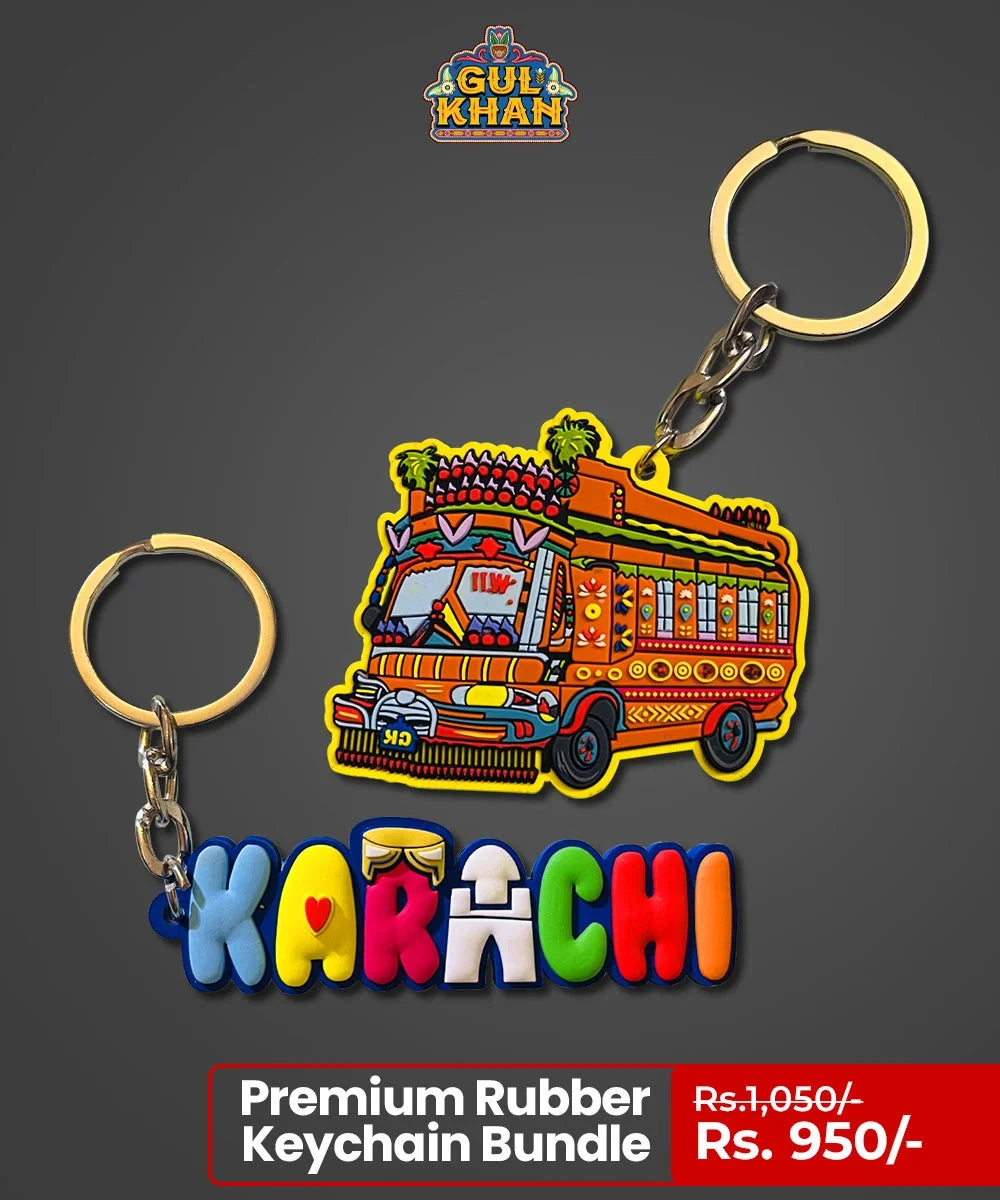 Premium Rubber Key Chain Value Bundle 03